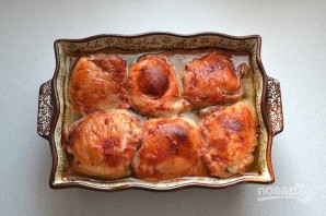 Куриные бедрышки в томатном соусе - фото шаг 7