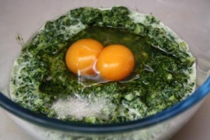 Оладьи с яйцом и зеленью - фото шаг 3