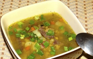 Гороховый суп с ребрышками в мультиварке - фото шаг 4