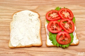 Сэндвич с ветчиной - фото шаг 4