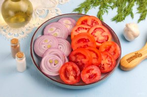 Шашлык из говядины в духовке - фото шаг 7