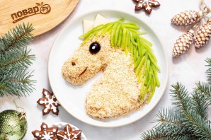 Фруктовый салат на Новый год Лошади - фото шаг 11