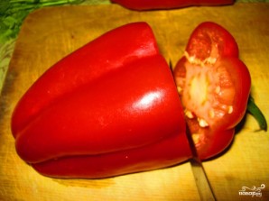 Фаршированный болгарский перец в духовке - фото шаг 4