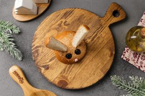 Сырный крем-суп с грибами в хлебе "Веселый Кролик" - фото шаг 13