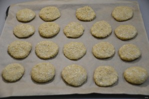 Овсяное печенье с кунжутом - фото шаг 13