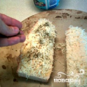 Чесночно-сырный бутерброд - фото шаг 9