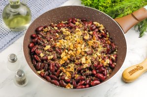 Фасоль с орехами - фото шаг 8