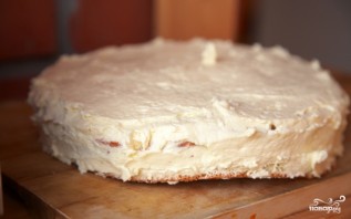 Бисквитный торт с орехами - фото шаг 4