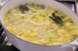 Суп из картофеля и лука-порей - фото шаг 5
