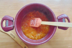 Морской окунь в томатном соусе - фото шаг 5