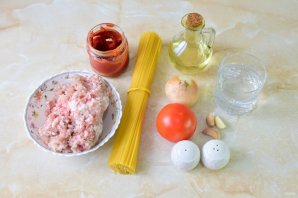 Спагетти по-болонски - фото шаг 1