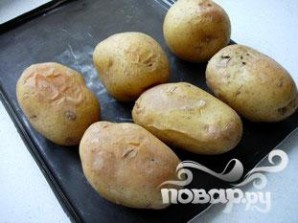 Запеченный картофель с травяным соусом - фото шаг 3