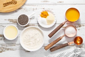 Постный кекс с чиа - фото шаг 1