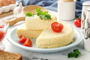 Пышный омлет в аэрогриле - фото шаг 9