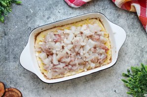 Пирог с палтусом - фото шаг 10