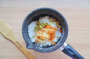Морской окунь с рисом в духовке - фото шаг 7