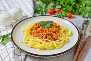 Спагетти по-болонски - фото шаг 12