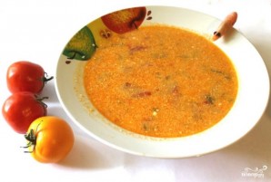 Итальянский суп с креветками - фото шаг 7