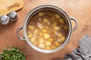 Постный суп с гречкой - фото шаг 4