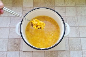 Суп "Солнечный" с пшенкой и кукурузой - фото шаг 6