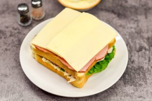 Клубный сэндвич с курицей - фото шаг 8
