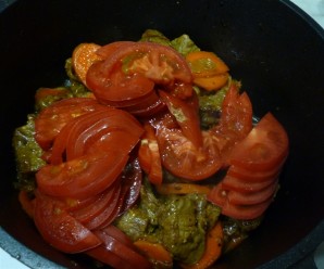 Говядина с овощами в казане - фото шаг 6