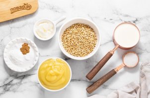 Оладьи из зеленой гречки - фото шаг 1