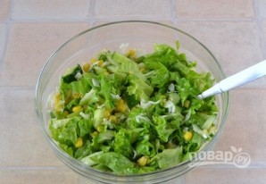 Салат из огурцов и капусты - фото шаг 4