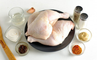 Курица в духовке с корочкой - фото шаг 1