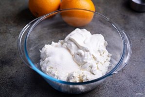 Творожный чизкейк с апельсиновым желе без выпечки - фото шаг 8