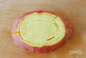 Запеченная картошка в духовке с сыром - фото шаг 3