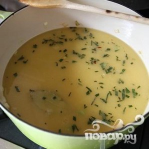 Суп-пюре с фасолью и ветчиной - фото шаг 3