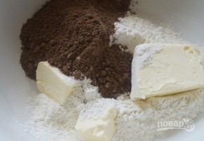 Шоколадный кекс простой - фото шаг 1