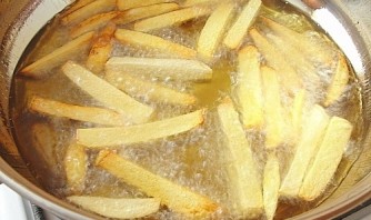 Ромштекс с картофелем во фритюре - фото шаг 3
