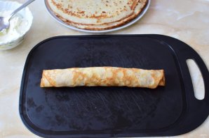 Блины с лососем - фото шаг 10