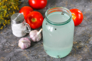 Рассол для помидоров на литр воды - фото шаг 4