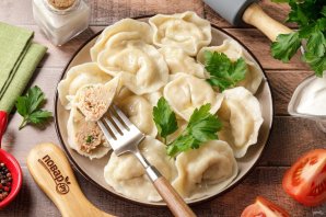 Пельмени с рыбой - фото шаг 12