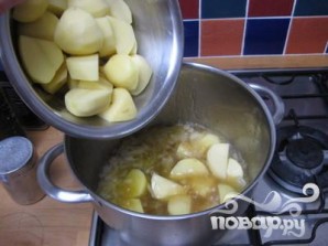 Сливочный суп с брокколи и картофелем - фото шаг 3