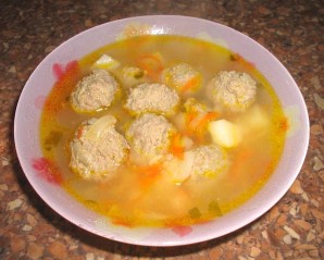 Гороховый суп с фрикадельками - фото шаг 4
