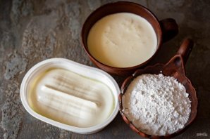 Крем чиз для торта на сливках с творожным сыром - фото шаг 1