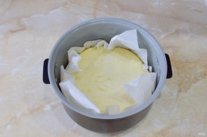 Запеканка на кефире в мультиварке