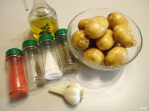 Картошка по-деревенски в духовке - фото шаг 1