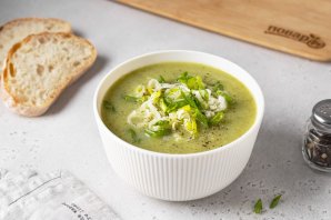 Кабачковый суп с луком-пореем - фото шаг 10