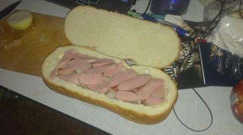 Мужской бутерброд - фото шаг 6