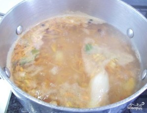 Суп с бычками в томатном соусе - фото шаг 3