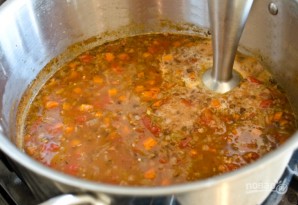Мясной суп-пюре - фото шаг 5