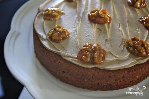 Тыквенный пирог с кремом из коричневого масла - фото шаг 8