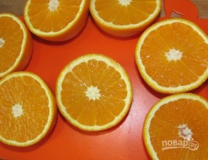 Салат с крабовыми палочками и апельсином - фото шаг 2
