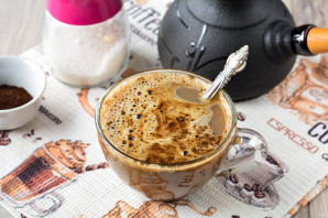 Кофе в турке с молоком - фото шаг 5