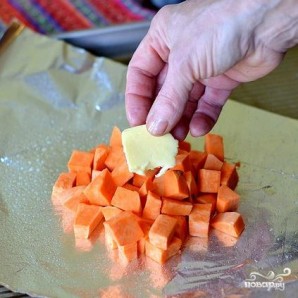 Запеченный сладкий картофель с фасолью и говядиной - фото шаг 2